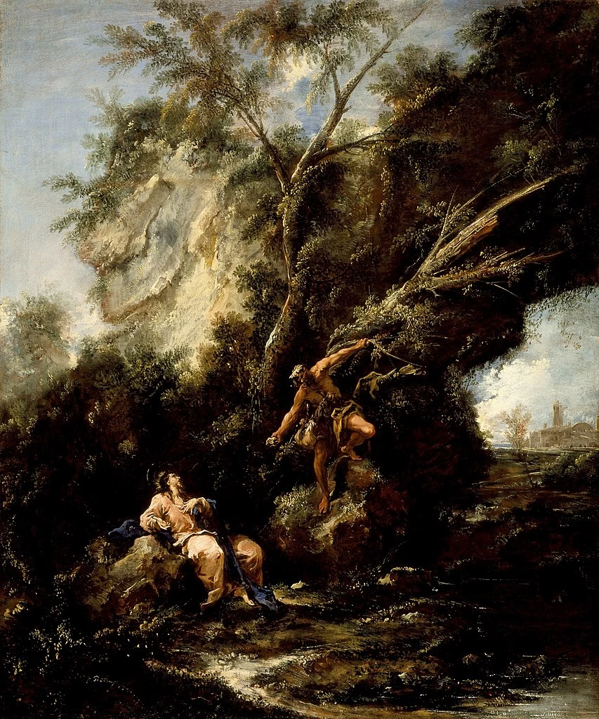 Paesaggio con le tentazioni di Cristo - Los Angeles County Museum of Art